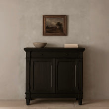 Load image into Gallery viewer, French Provincial Cabinet _ Textured Black