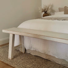Load image into Gallery viewer, Hamptons Bench _ 180cm _ Rustic White Elm