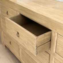 Load image into Gallery viewer, Organic Nine Drawer Chest _ Blonde Elm