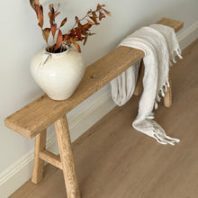 Load image into Gallery viewer, Organic Skinny Bench _ Warm Blonde Elm
