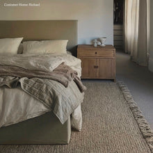 Load image into Gallery viewer, Antique Oversize Bedside Table _ Aged Elm