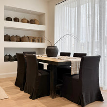 Load image into Gallery viewer, Heritage Dining Table _ 210cm _ Black + Honey Elm