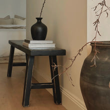 Load image into Gallery viewer, Provincial Bench _ 180cm _ Distressed Black