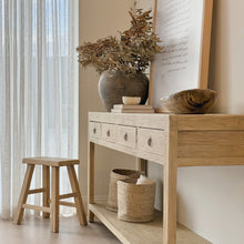 Load image into Gallery viewer, Organic Worker Stool _ Rectangle _ Blonde Elm