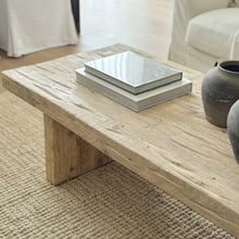 Load image into Gallery viewer, Platform Coffee Table _ Whitewashed Elm