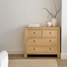 Load image into Gallery viewer, Organic Farmhouse Mini Chest _ Blonde Elm