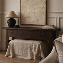Load image into Gallery viewer, Wabi Hallway Table _ Antique Brown