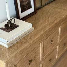 Load image into Gallery viewer, Farmhouse Sideboard _ Ten Drawer _ Aged Elm