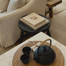 Load image into Gallery viewer, Provincial Boho Side Table _ Distressed Black