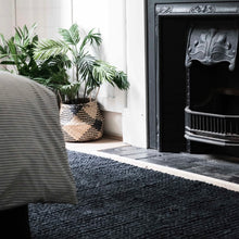 Load image into Gallery viewer, Rug | Organic Jute | Heritage Black