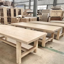 Load image into Gallery viewer, Organic Dining Table _ 200cm _ Blonde Elm