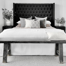 Load image into Gallery viewer, Provincial Bench _ 180cm _ Distressed Black