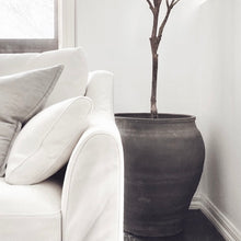 Load image into Gallery viewer, Antique 90yr Planter Pot _ XL _ Stone Grey