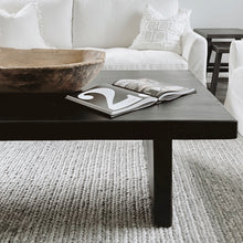 Load image into Gallery viewer, Platform Coffee Table _ Smooth Distressed Black