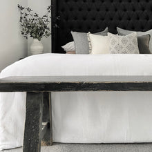 Load image into Gallery viewer, Provincial Bench _ 180cm _ Distressed Black