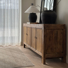 Load image into Gallery viewer, Authentic Antique Sideboard _ Raw Natural Elm _ 189cm
