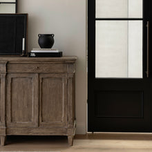 Load image into Gallery viewer, French Provincial Cabinet _ Distressed Brown
