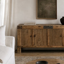 Load image into Gallery viewer, Ming Authentic Antique Sideboard _ Raw Natural Elm _ 172cm
