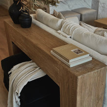 Load image into Gallery viewer, Farmhouse Hallway Table _ Earthy Brown

