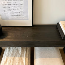 Load image into Gallery viewer, Platform Hallway Table _ Textured Black
