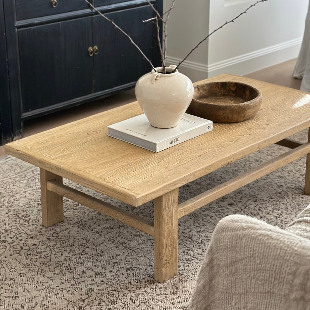 Honey Elm _ Oriental Coffee Table _ 140cm