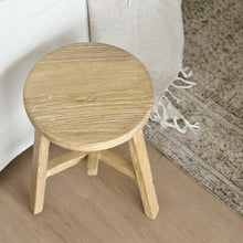 Load image into Gallery viewer, Organic Worker Stool _ Table _ Blonde Elm
