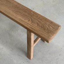 Load image into Gallery viewer, Farmhouse Skinny Bench _ Aged Elm
