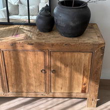 Load image into Gallery viewer, Authentic Antique Sideboard _ Raw Natural Elm _ 189cm

