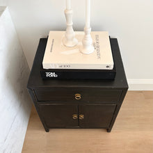 Load image into Gallery viewer, Provincial Bedside Table | Black Elm

