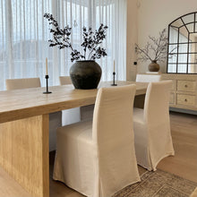 Load image into Gallery viewer, Honey Elm Platform Dining Table _ 270cm
