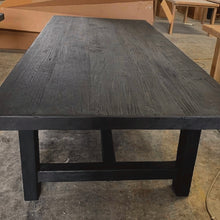 Load image into Gallery viewer, Heritage Farmhouse Dining Table _ 244cm _ Textured Black
