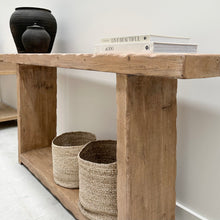 Load image into Gallery viewer, Reclaimed Elm Console Narrow
