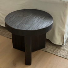 Load image into Gallery viewer, Kuro-Sabi Side Table _ Oak _ Black Brown

