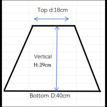 Load image into Gallery viewer, Linen Lamp Shade _ 40cm _ 4 Colours
