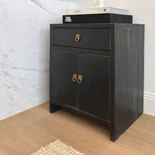 Load image into Gallery viewer, Provincial Bedside Table | Black Elm
