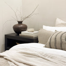 Load image into Gallery viewer, Provincial Bedside Table _ XL _ Textured Black
