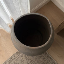 Load image into Gallery viewer, Antique 90yr Planter Pot _ XL _ Stone Grey/Terracotta
