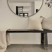 Load image into Gallery viewer, Provincial Bench _ 180cm _ Distressed Black
