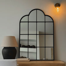 Load image into Gallery viewer, Heritage Mirror _ Black _ Wrought Iron
