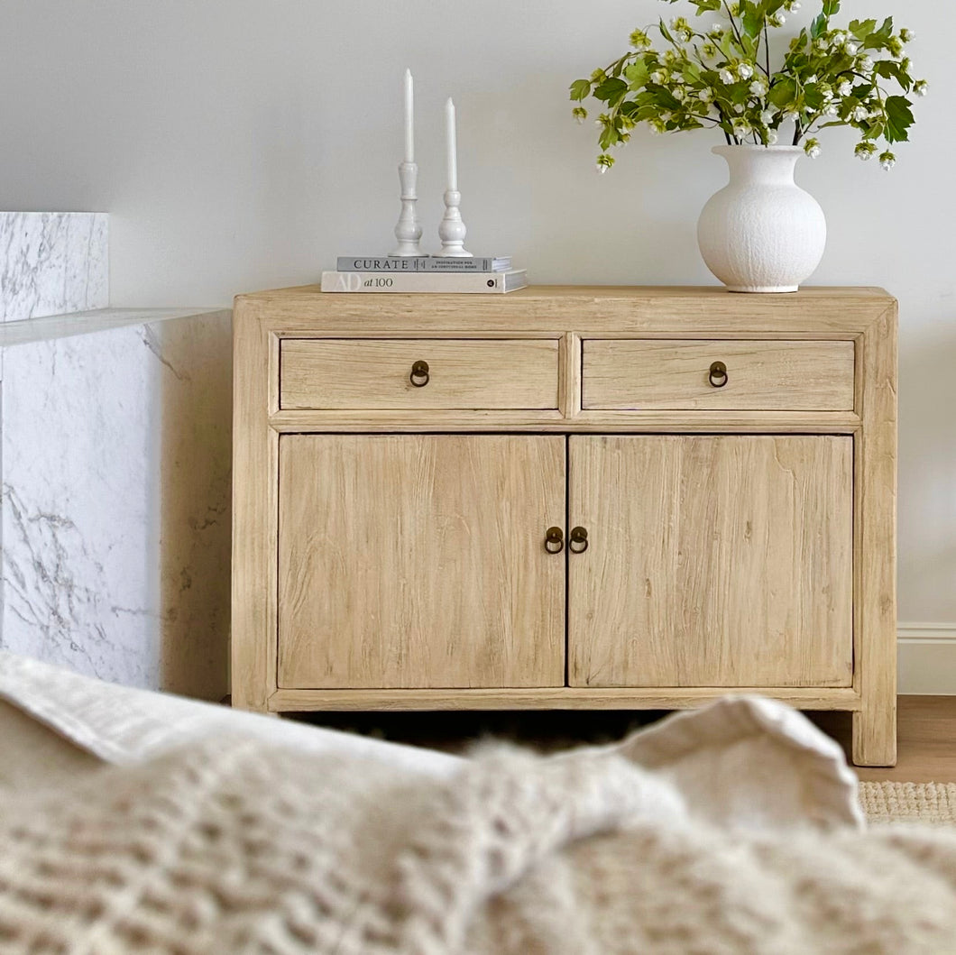 Organic Sideboard _ 120cm _ Blonde Elm
