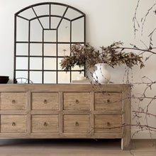 Load image into Gallery viewer, Farmhouse Sideboard _ Ten Drawer _ Aged Elm
