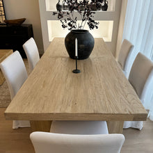 Load image into Gallery viewer, Honey Elm Platform Dining Table _ 270cm
