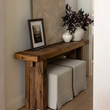 Load image into Gallery viewer, European Oak Hallway Table _ Natural
