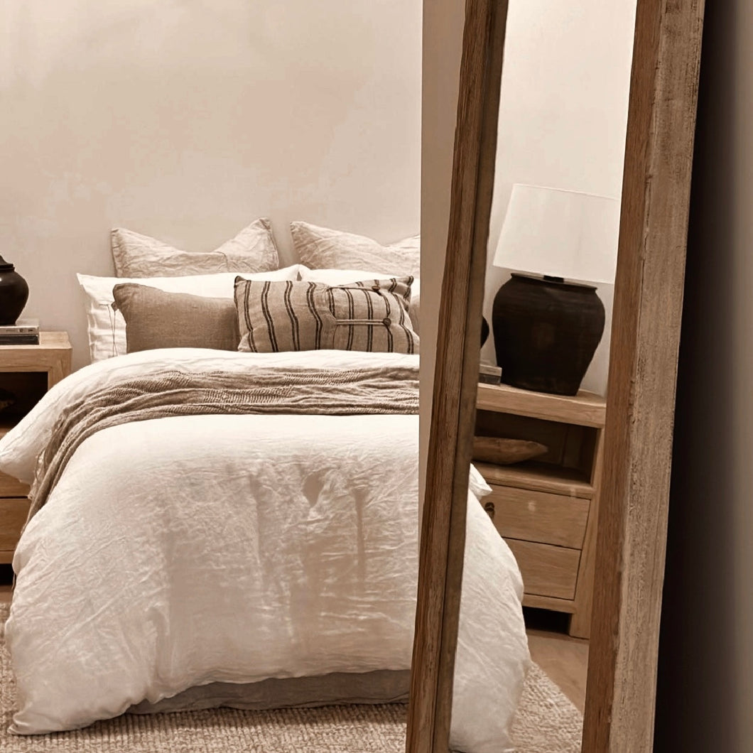 Antique Mirror _ 200cm _ Aged Elm