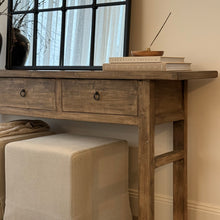 Load image into Gallery viewer, Ming Console _ Three Drawer _ 180cm _ Rustic Brown
