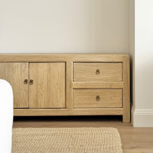 Load image into Gallery viewer, Organic Boho TV Unit _ Blonde Elm
