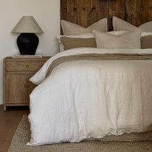 Load image into Gallery viewer, Antique Bedside Table _ Aged Elm
