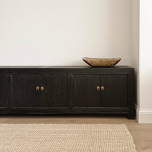 Load image into Gallery viewer, Provincial TV Unit _ 220cm _ Textured Black
