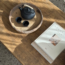 Load image into Gallery viewer, Wabi-Sabi Round Tray _ Medium _ Raw Elm
