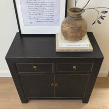 Load image into Gallery viewer, Provincial Mini Sideboard _ 90cm _ Rustic Black
